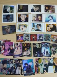 Jujutsu Kaisen Card Seal Lot Yuji Sukuna Megumi Japanese Anime