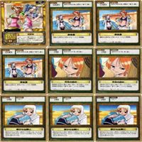 Nami Vivi One Piece Hyperbattle Carddass Card Lot