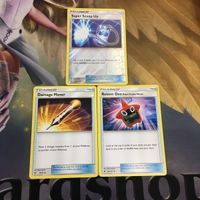 ポケモンカード 旧裏面 海外 英語版 3枚 スーパーポケモン回収 ダメージムーバー ロトム図鑑 17