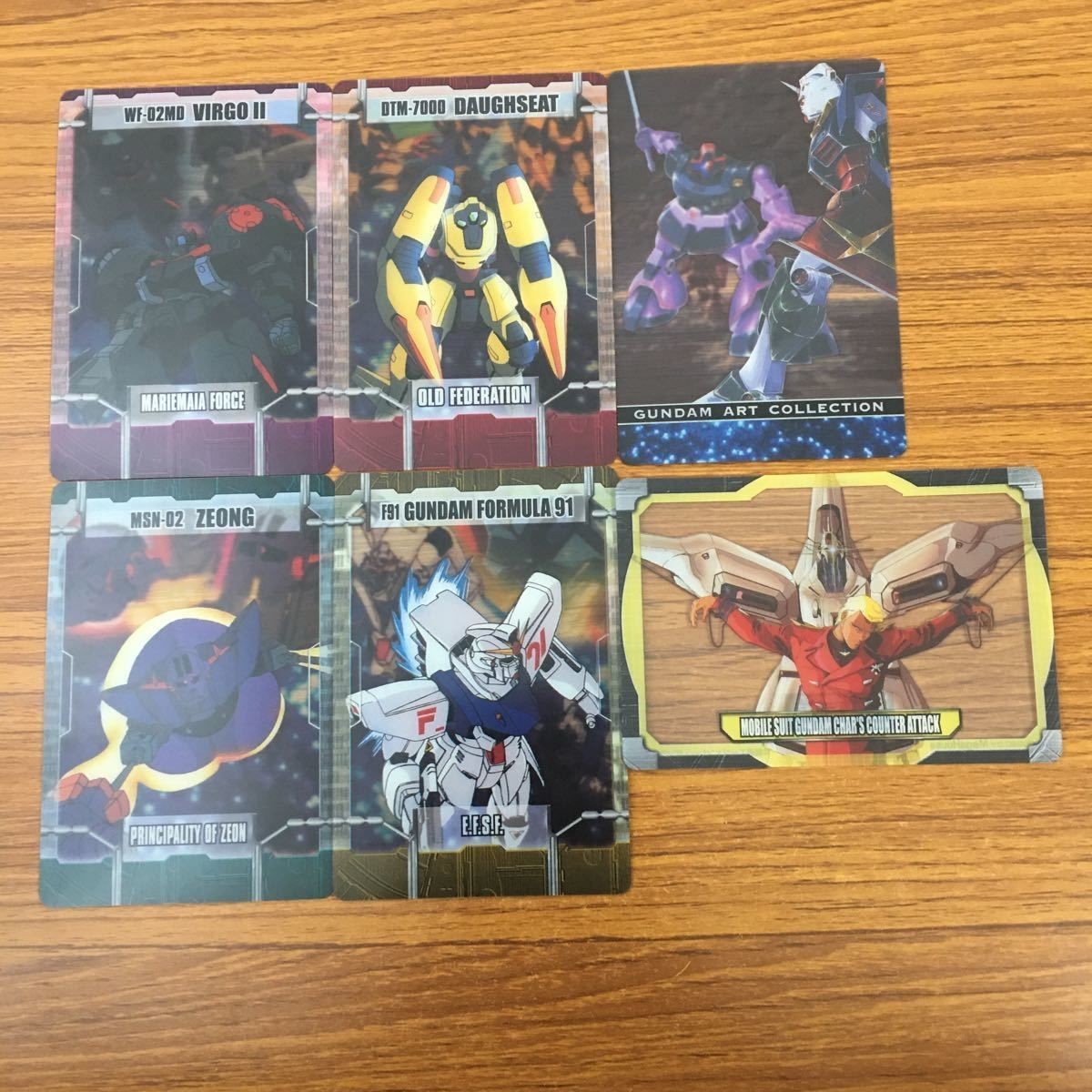 Gundam Clear Card Lot Zeon Mobile Suit Virsago