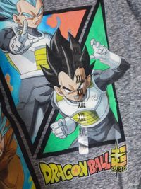 大きいサイズ タグ付き 新品未使用 デッドストック XXLサイズ ドラゴンボール 超 海外製 ビンテージ Ｔシャツ 半袖 東映アニメーション ライセンス品 鳥山明 ブラック 黒 コットン スーパーサイヤ人 ブルー 孫悟空 ベジータ サムネイル 4