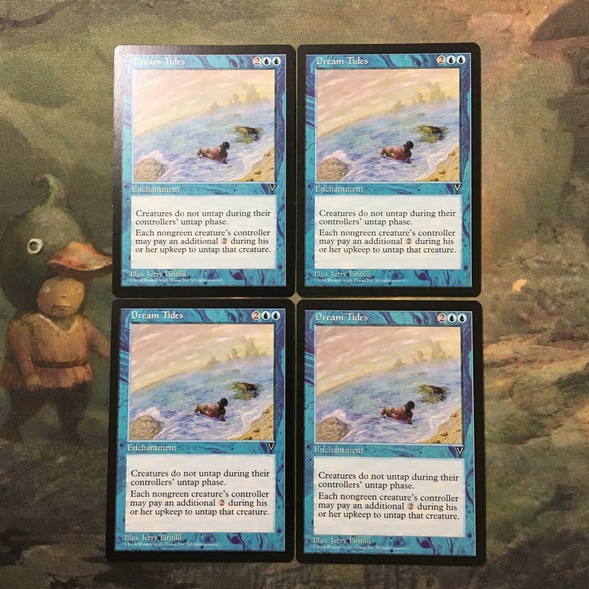 MTG マジックザギャザリング カード まとめ VIS 夢の潮流/Dream Tides 4枚セット 90