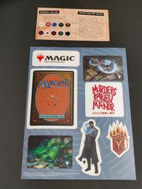 Magic The Gathering Case Files Promo Sticker MTG
