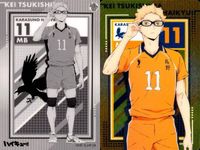 カード まとめ ハイキュー メタリック 月島蛍 No.18 澤村大地 No.15 ハイバ・リヴ No.30 及川徹 No.05 日向翔陽 No.19 メタリックカード ウエハース サムネイル 2