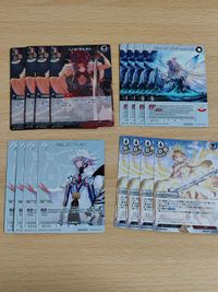 FGO FATE ビルディバイド "美しいもの"メリュジ―ぬ&オーロラ 花の魔術師 マーリン 融和の天使マイヤ C―PR―21N 4枚 プロモ 参加証 BC-PR-02N C-PR-02N サムネイル 1