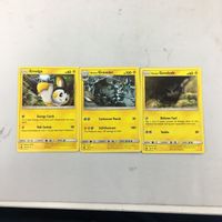 ポケモンカード 旧裏面 海外 英語版 3枚 イシツブテ ゴローン エモンガ 23