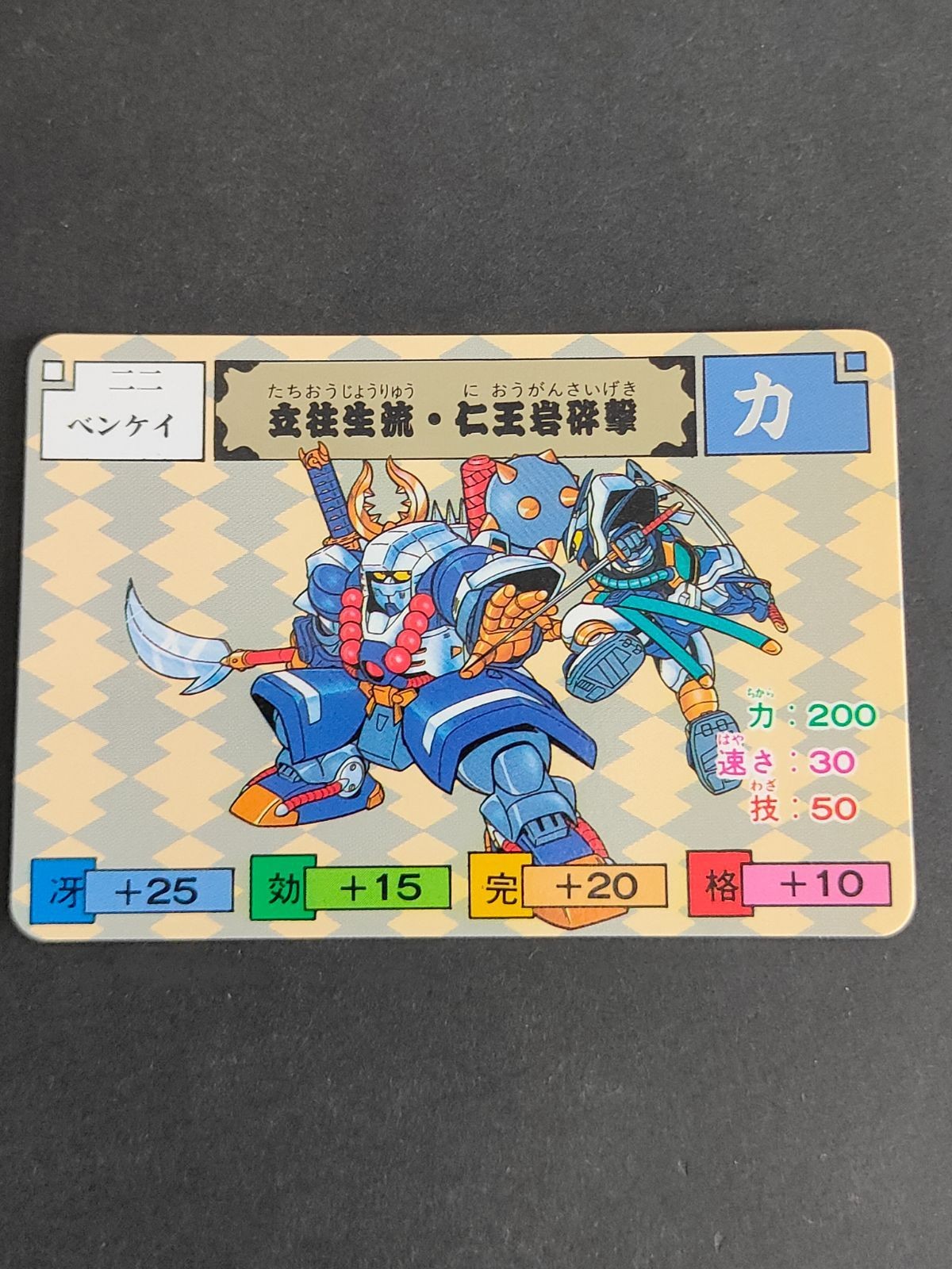 ベンケイ からくり剣豪伝 ムサシロード マインド スタジオぴえろ カード カードダス バンダイ 1991