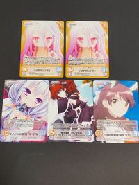 CHAOS カーﾄﾞ PR 互角の模擬戦「雁淵孝美」 マルギッテ エーベルバッハ PR021 湯ノ花菜乃 言語習得完了 白