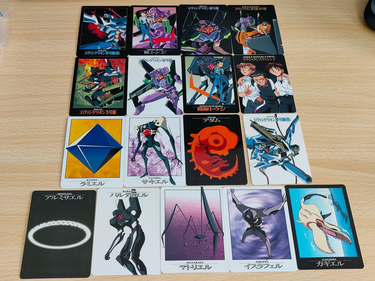 Evangelion Carddass Card Lot Angels Shinji Unit-01 Anime