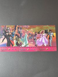 機動戦士ガンダムSEEDウエハースカード キラ＆ラクス パズルカード 3枚セット パノラマ 森永