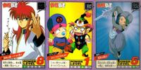 カード 幽遊白書 カードダス スーパーバトル まとめ 蔵馬 15 コエンマ 88 凍矢 18 バンダイ バンプレスト 1993