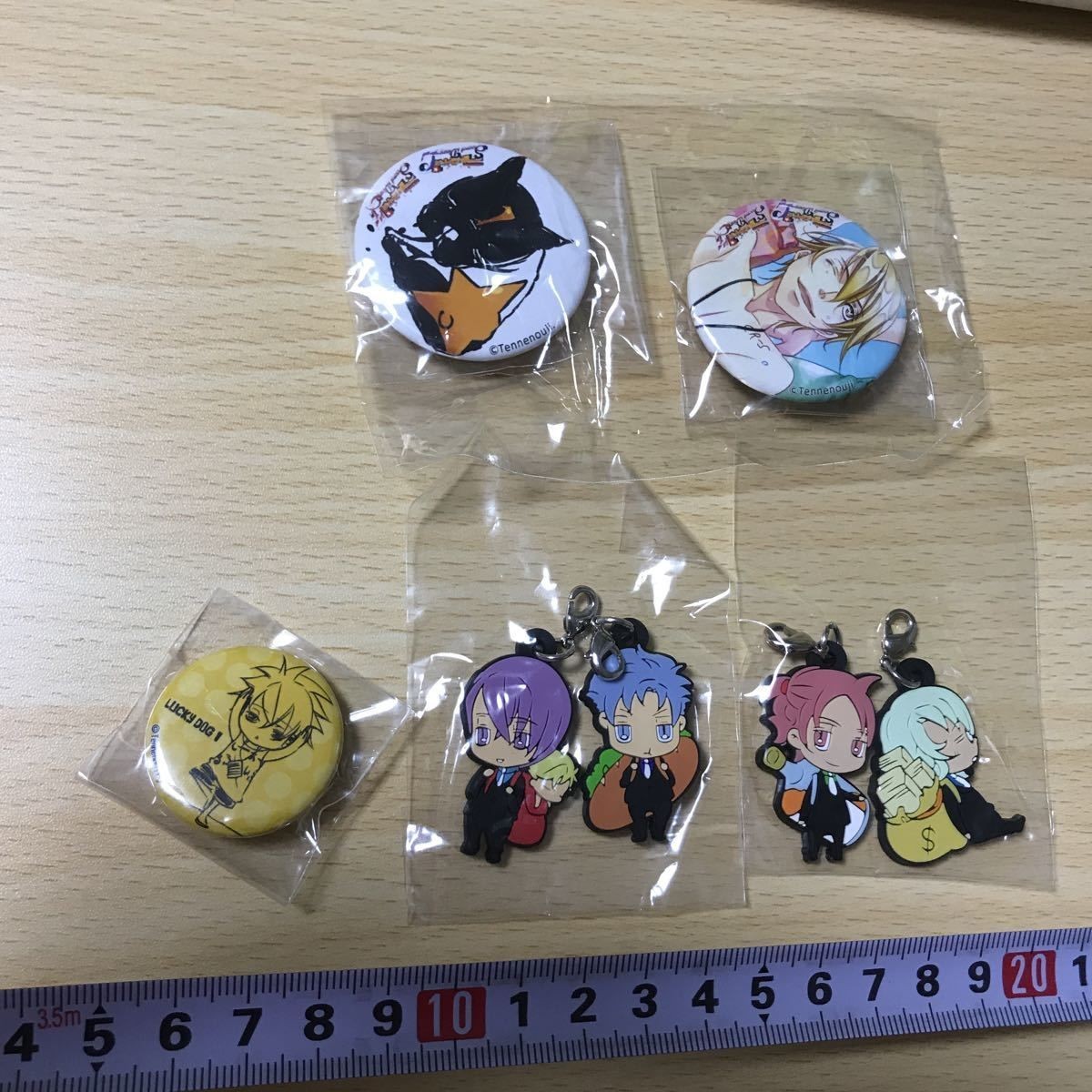 送料無料 ラッキードッグ ラバーストラップ まとめ 缶バッジ バッジ ラバスト 非売品 s4-1