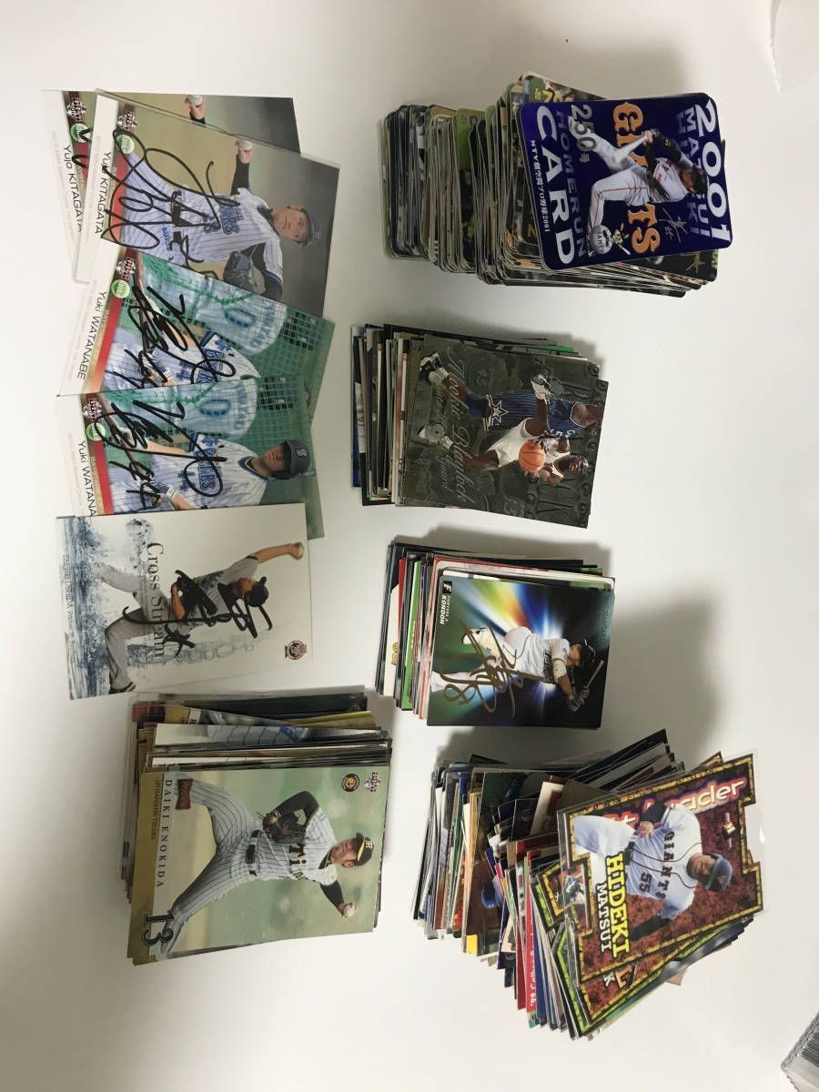 野球 メジャー バスケ カード まとめ ごちゃまぜ キラ レア サイン 松井秀喜 ホームランカード xk944 sn9 2401