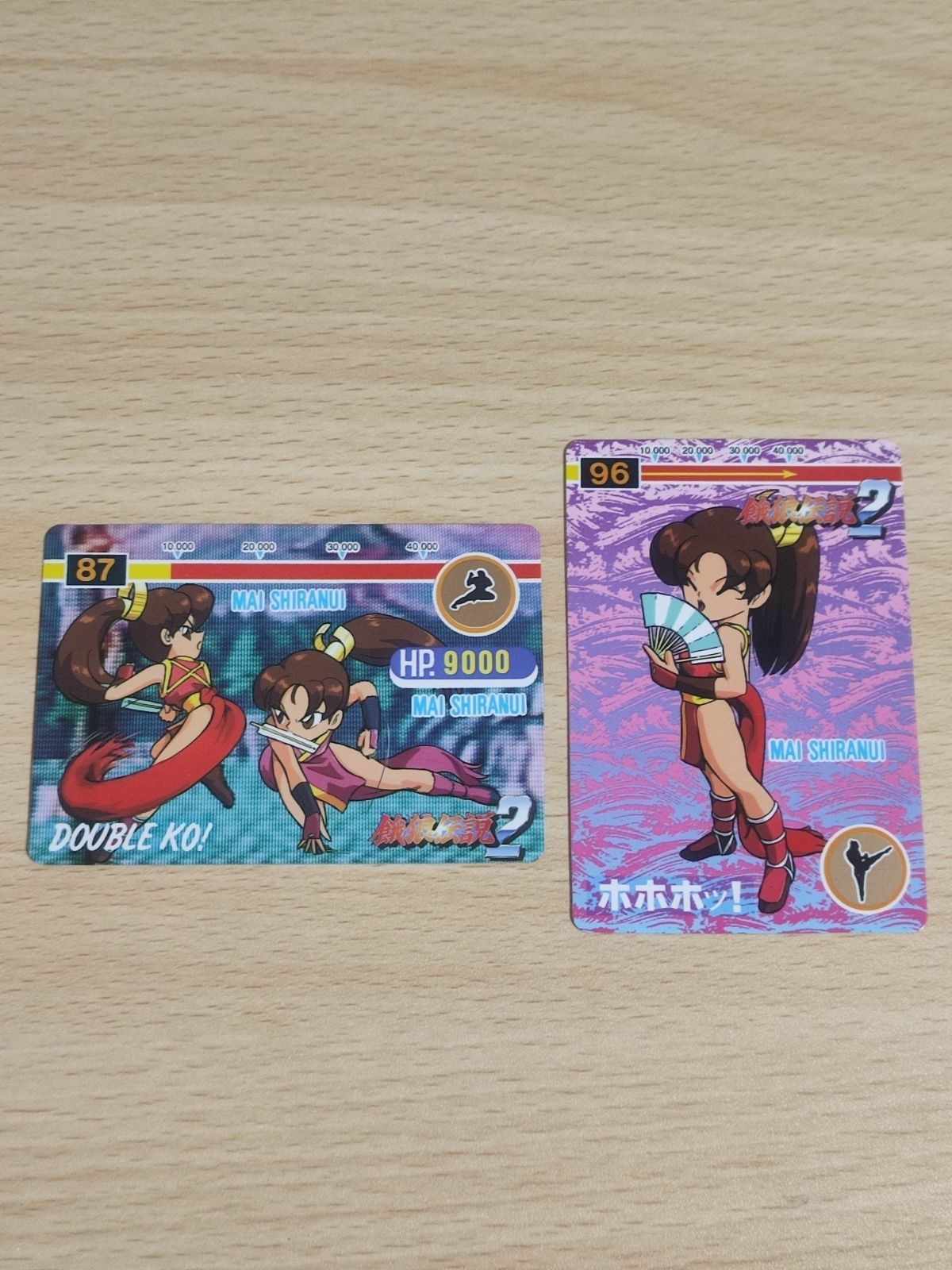 不知火舞 餓狼伝説 カード カードダス SNK