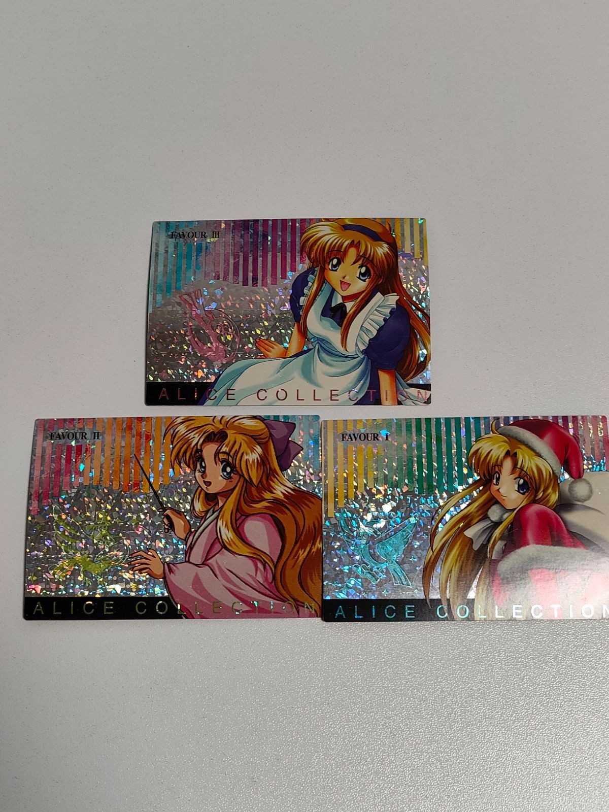カード アリスコレクション プロモカード FAVOUR ⅠⅡ Ⅲ 3枚セット ランス LANCE アリス シィル