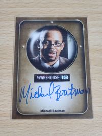 Michael Boatman warehouse 13 サイン入り オートサインsp