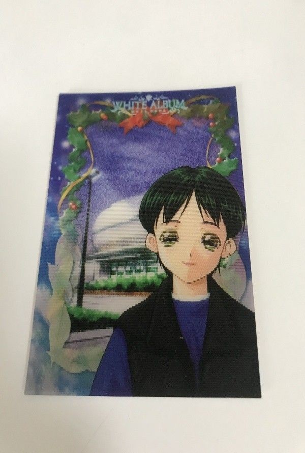 bijo-14 Leaf WHITEALBUM ホワイトアルバム カード 河島 はるか かわしま 3D チェンジングカード 美少女
