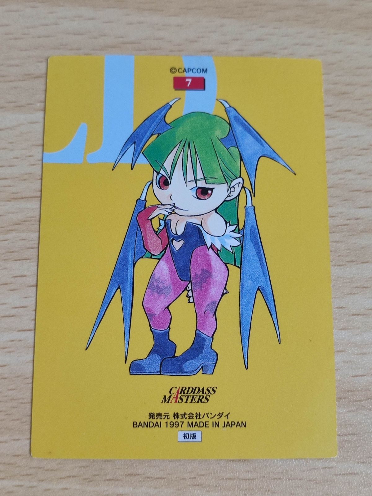Vampire Savior Morrigan Card Japanese Capcom Anime