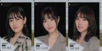 カード まとめ 乃木坂46 向井 葉月 松村 沙友理 与田 祐希 乃木坂モバイル B賞 クリア 営業部 サムネイル 1