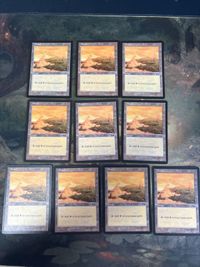 ウルザズ・サーガ 平地/Plains 10枚 英語版 EN 型番統ー まとめ MTG 人気絵柄 基本土地 大量