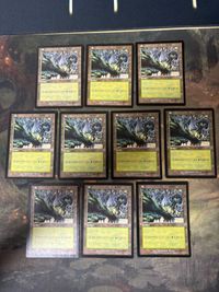 MTG Urza's Saga Forest Basic Land Japanese 10 Cards