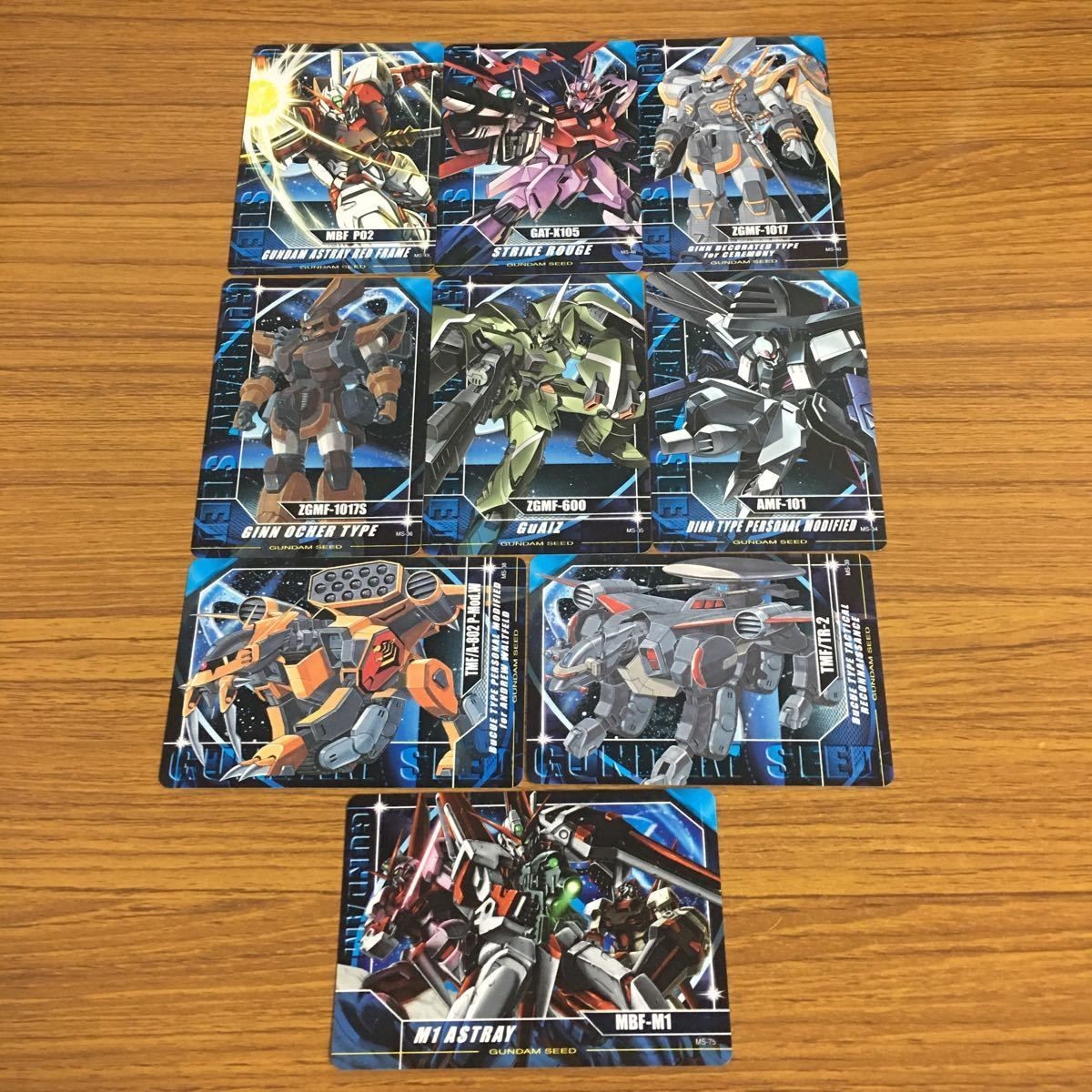 カード トレカ まとめ 機動戦士 ガンダム SEED ストライク ルージュ アストレイ ジン ディン ゲイツ バクゥ 37