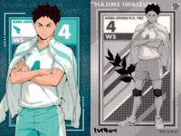 カード まとめ ハイキュー メタリック 田中龍之介 No.17 西谷夕 No.20 岩泉一 No.06 山口忠 No.19 メタリックカード ウエハース サムネイル 5