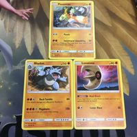 ポケモンカード 旧裏面 英語 海外版 3枚 ナゲツケサル サイドン ルナトーン 14 サムネイル 1