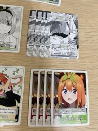 五等分の花嫁 カードゲーム カード 44枚 まとめ 中野 四葉 よつば SD 問題です おもいがけない抜け駆け 高校最後の夏休み かわいさ500% まっすぐな本音 授業の準備は万端 上杉 風太郎 o21 ap243 サムネイル 2