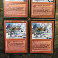 MTG マジックザギャザリング カード まとめ ICE 雪崩/Avalanche 4枚セット 81 サムネイル 2