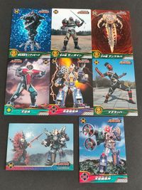 忍風戦隊ハリケンジャー セイカノート カード 天空神 31 33 34 35 55 57 58 89 天空旋風神 轟雷旋風神