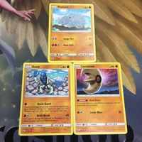 ポケモンカード 旧裏面 英語 海外版 3枚 サイホーン ダゲキ ルナトーン 17