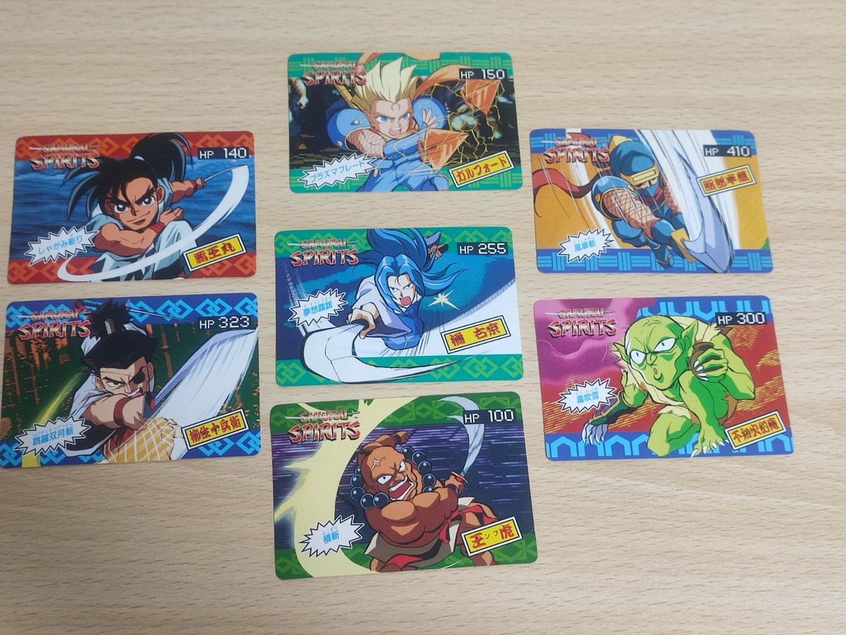 希少 サムライスピリッツ 侍魂 サムスピ シール カバヤ kabaya カード まとめ 覇王丸 右京 ガルフォード 柳生十兵衛