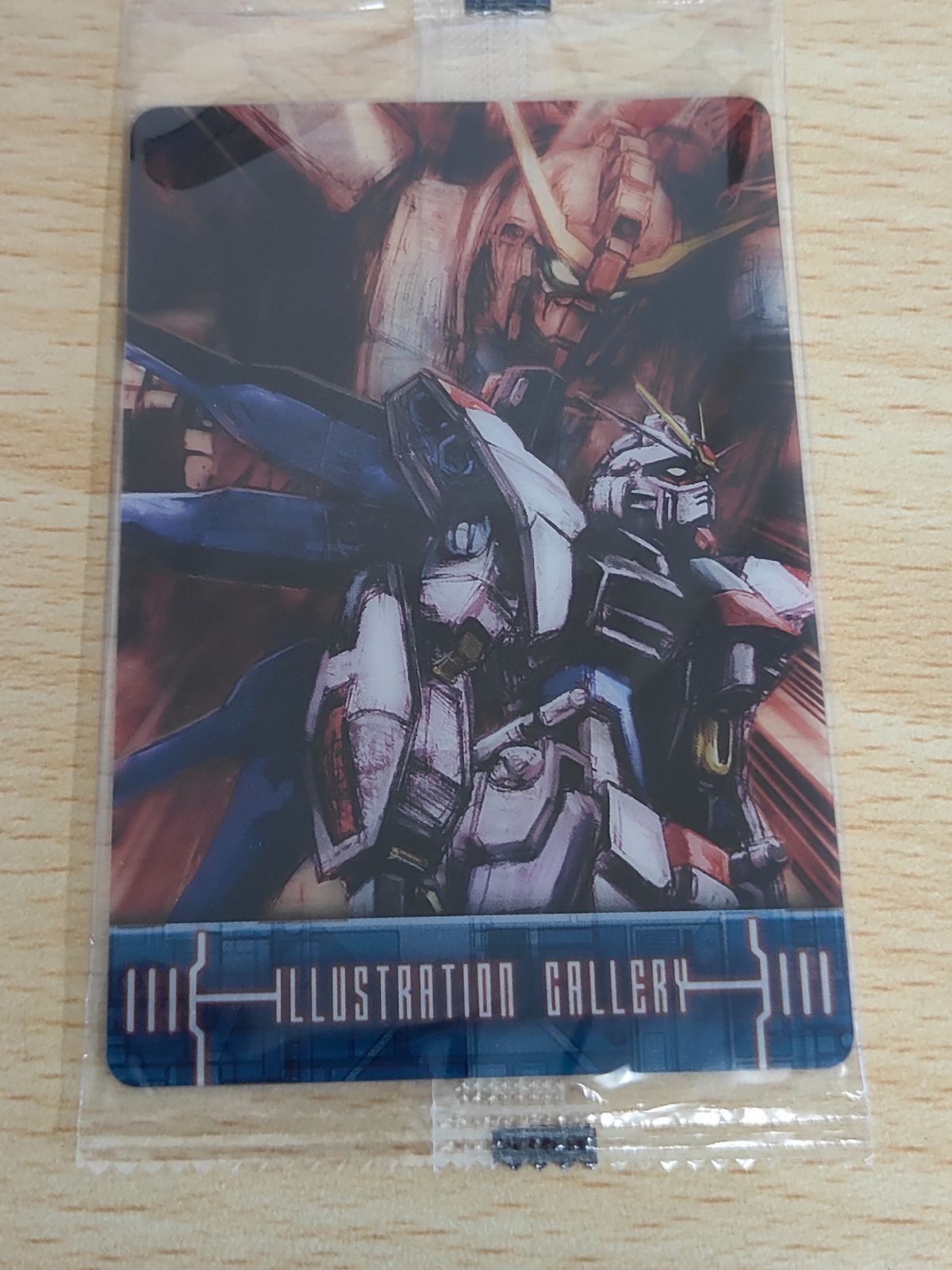ガンダム SEED DESTINY 森永 ウエハース 3D 未開封 ガンダムカード ストライクフリーダムガンダム イラストレーションギャラリーカード/機動戦士ガンダムSEED DESTINY ウェファーチョコ S4-010-184:運命の戦い