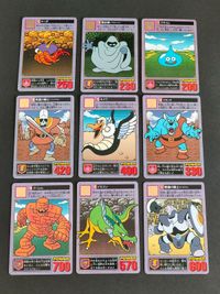 ドラゴンクエスト カードダス エニックス ドラクエ 1 2 カード スライム ドラゴン 他 1994 希少 キメラ ゴーレム 11 12 13 14 15 16 17 18 19