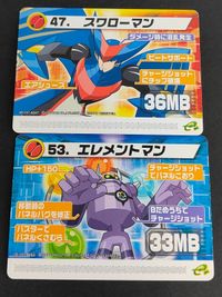 ロックマンエグゼ6 改造カード エレメントマン スワローマン カード e ＋