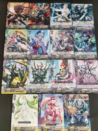 Cardfight Vanguard DG01 Elaine Knights Set Cards