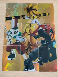 凹凸世界 カード ガドロス ガドロス一宗 パズルカード ホロ キラ モンテズマ・レイド