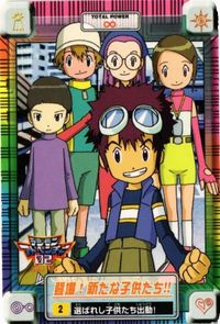 Digimon Adventure 2 Hikari Takeru Carddass Card Game サムネイル 1