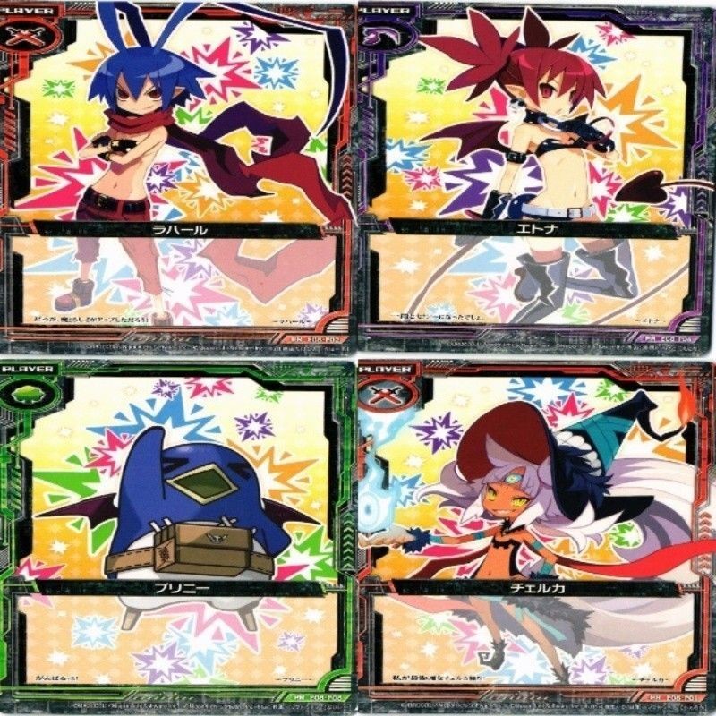 Z/X ゼクス 魔界戦記ディスガイア ラハール エトナ プリニー PR チェルカ カード まとめ