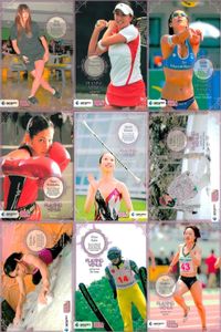 Real Venus Card Lot Sports BBM 2009 Athlete Japanese