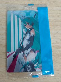 Miku Racing Miku Clear Card Morinaga Wafers