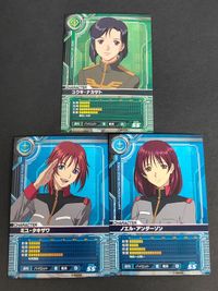 ガンダム 0083 カードビルダー まとめ ユウキ・ナカサト ミユ・タキザワ ノエル・アンダーソン