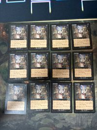 MTG Scare Tactics Japanese JP 12 Card Lot Magic