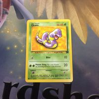 ポケモンカード 旧裏面 海外 英語版 3枚 イシツブテ アーボ エネルギー転送 わるいギャロップ 31 27 60 46 サムネイル 3