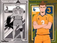 カード まとめ ハイキュー メタリック 日向翔陽 No.01 月島蛍 No.03 菅原孝支 No.16 山口忠 No.19 メタリックカード ウエハース サムネイル 4