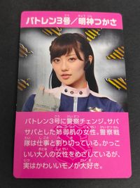快盗戦隊ルパンレンジャーVS警察戦隊パトレンジャー プリマハム カード 明神つかさ 奥山かずさ