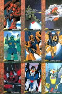 カード まとめ ガンダム クロニクル 2 RMS-108 マラサイ RMS-106 ハイザック アーガマ MSA-003 ネモ メタス リック・ディアス MSZ-006 Ζガンダム RX-178 ガンダムMk-II カードダスマスターズ