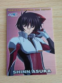 Rare Gundam SEED Destiny SP-K01 Shin Asuka Card