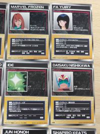 スクランブルギャザー カード スーパーロボット大戦 SRW パイロット まとめ P-122 P-126 P-127 ファ マーベル 神北恵子 イデ 西川大作 シロッコ P-135 サムネイル 2